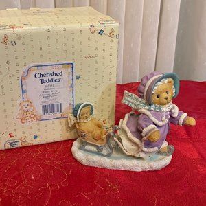 Cherished Teddies - Gretchen - Winter Brings A Season of Joy - Sleigh Riding